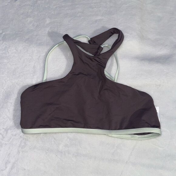 L*SPACE HAUTE TANK HALTER STRAPPY BIKINI TOP Size Small - Picture 6 of 8